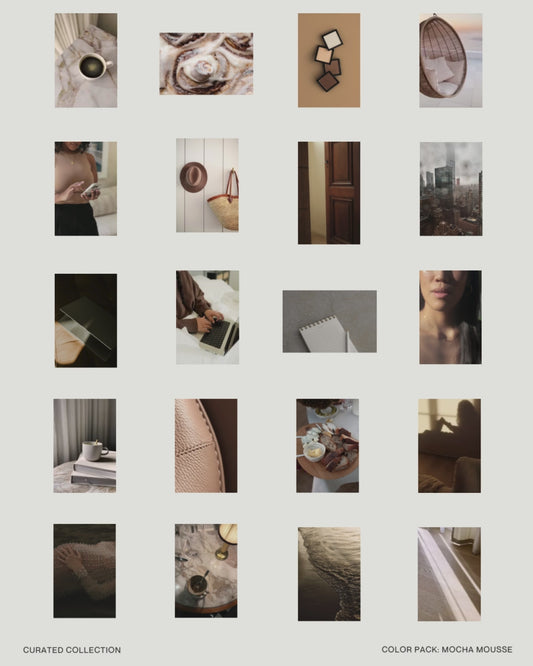 Mocha Mousse Color Set