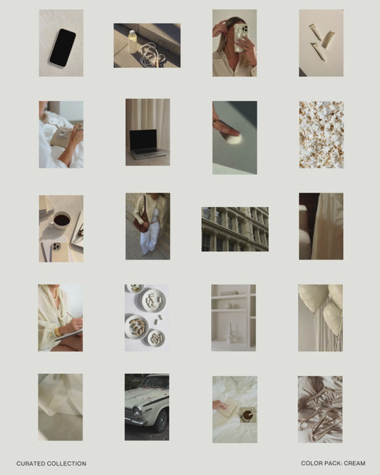 Cream Color Set