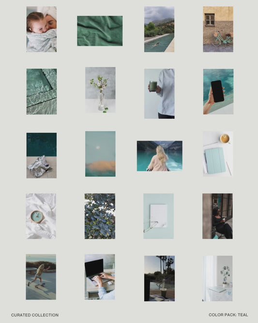 Teal Color Set